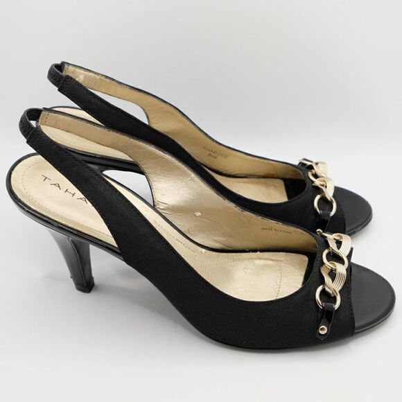 Tahari Slingback Heels Sz 8.5 - Picture 6 of 8